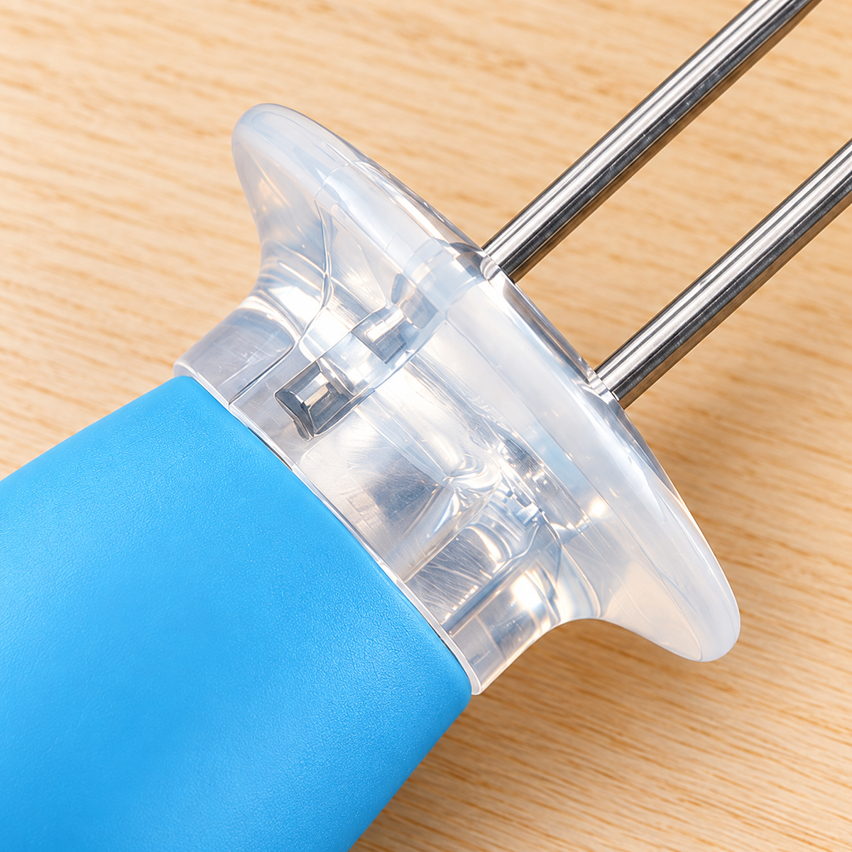 Blue Handle Corn Holder — detail — product illustration